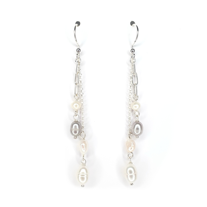 Cercei Madalina cu perle de cultura, argint [2]