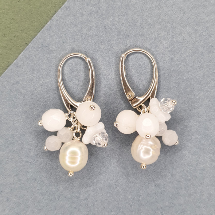 Cercei Amalia cu perle de cultura, argint [1]