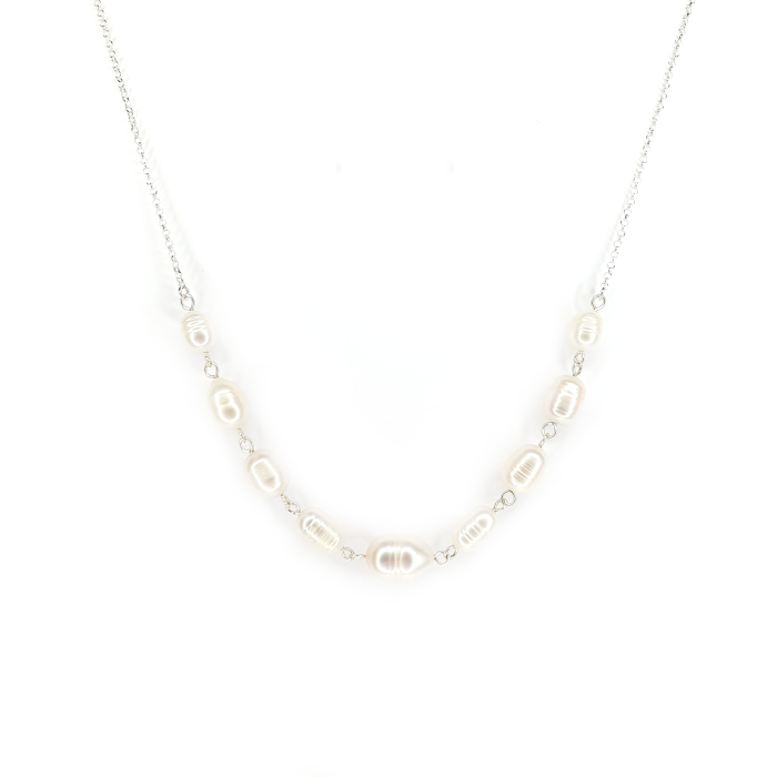 Colier Lacramioara cu perle de cultura, argint [5]