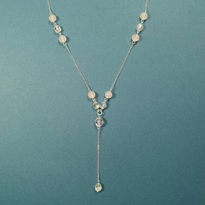 Colier Pink Pearls, argint [3]