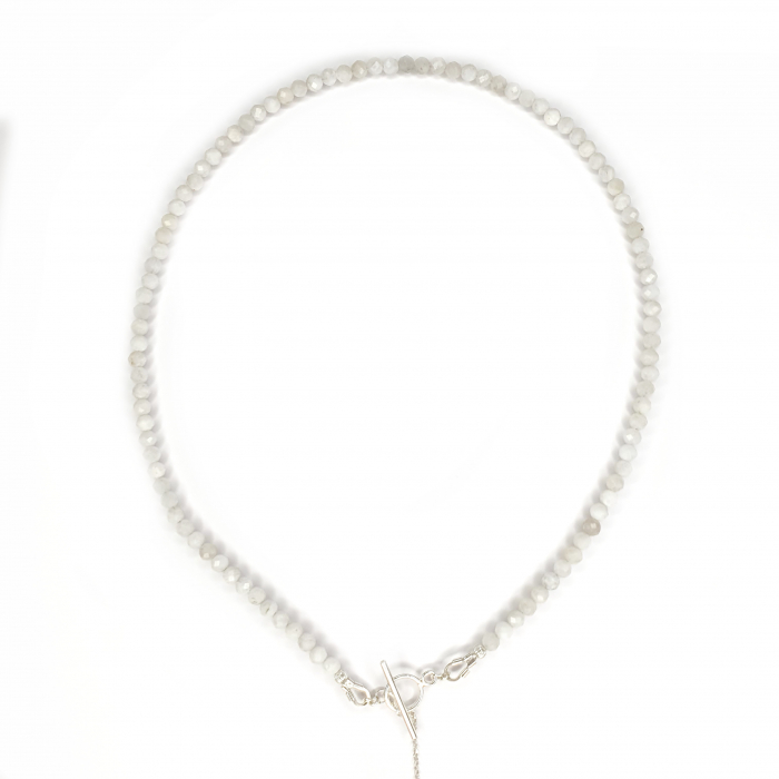 Colier Choker Piatra lunii Calina, argint [2]