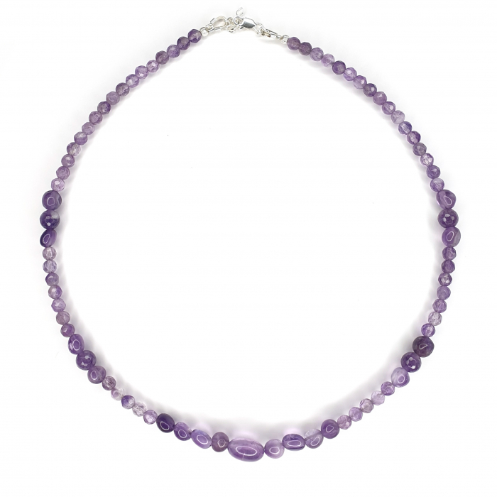 Colier Choker Ametist, argint [1]