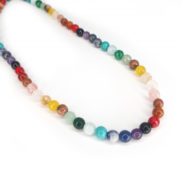 Colier Choker Chakre, argint placat cu aur [2]