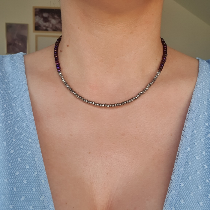 Colier Choker Hematit, argint [3]