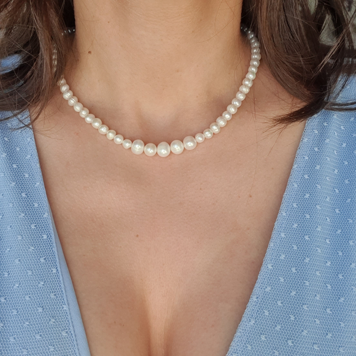 Colier Choker Magda, argint [2]