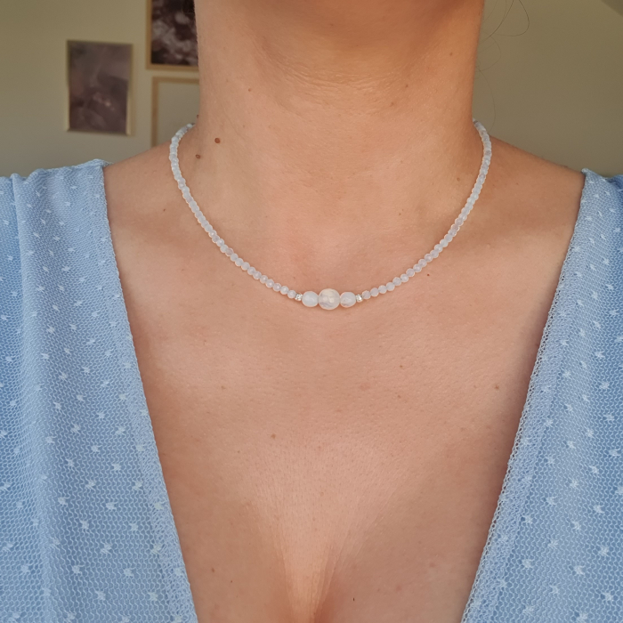 Colier Choker Opalit, argint [3]