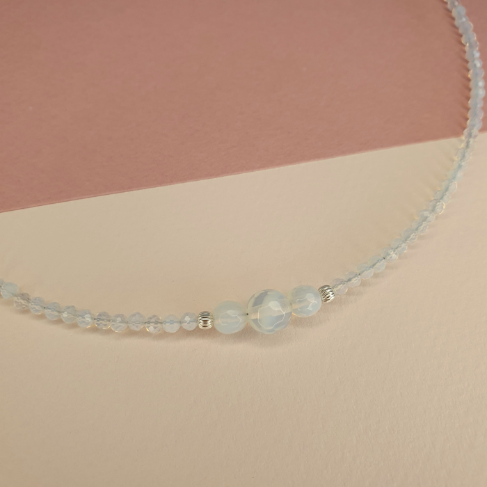Colier Choker Opalit, argint [2]