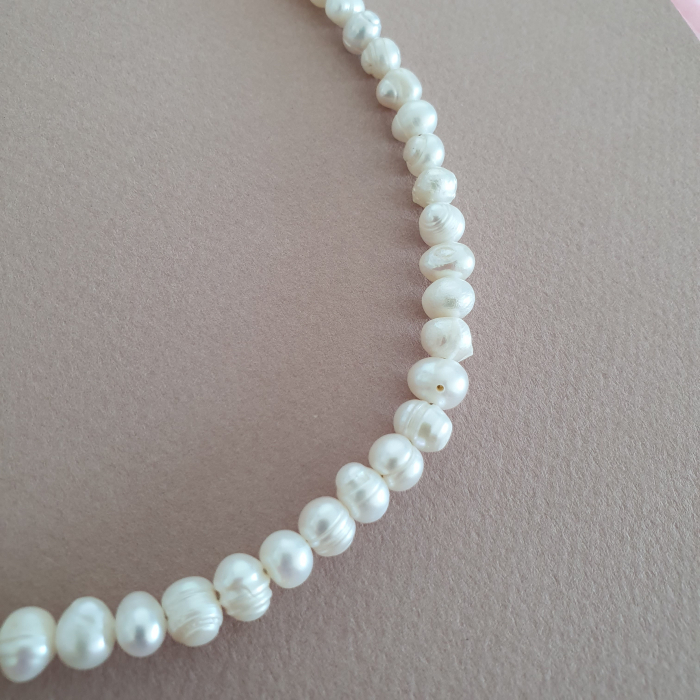 Colier Choker Perle Imperfecte, nr 3, argint [6]