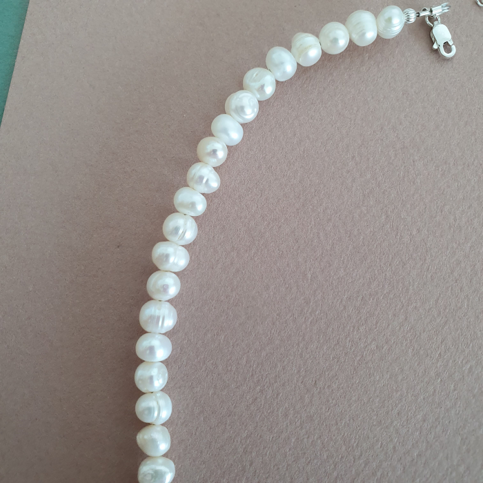 Colier Choker Perle Imperfecte, nr 3, argint [5]