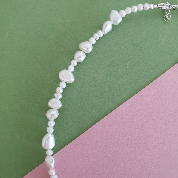 Colier Choker Perle Imperfecte, nr 7, argint [3]