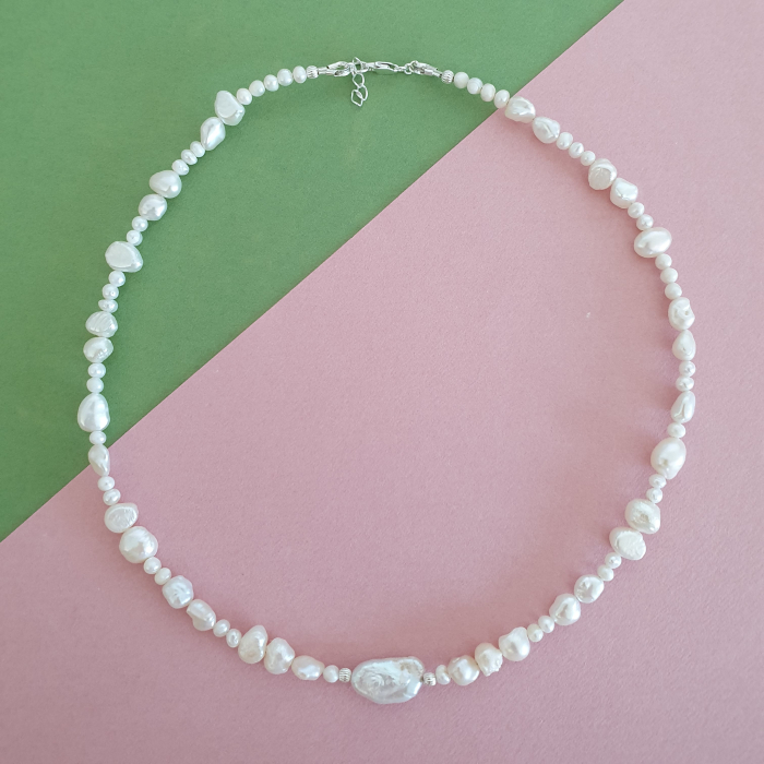 Colier Choker Perle Imperfecte, nr 7, argint [1]