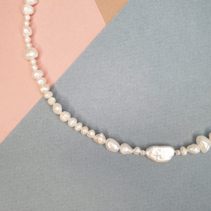 Colier Choker Perle Imperfecte, nr 8, argint [3]