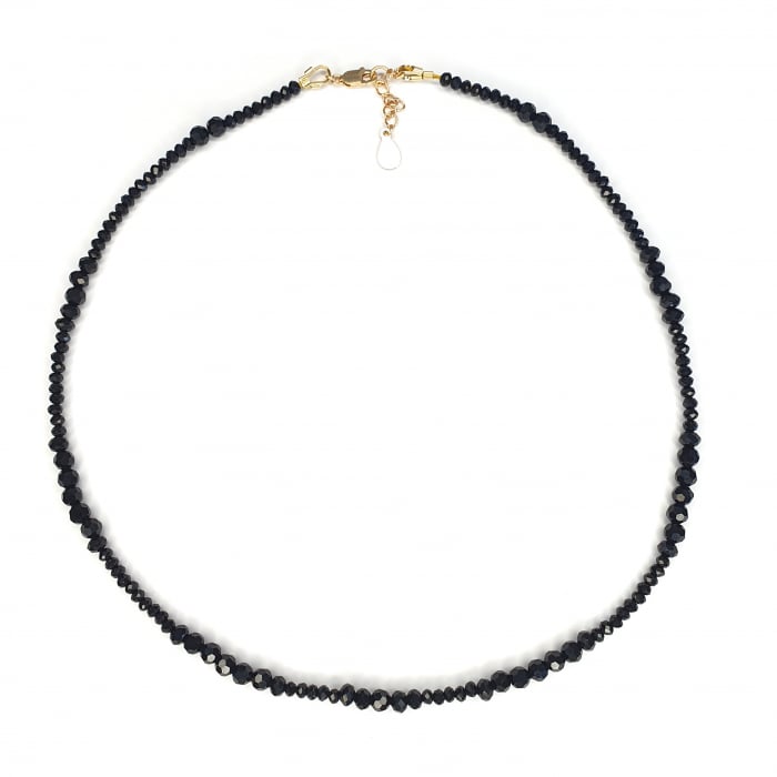 Colier Choker Black, argint placat cu aur [2]