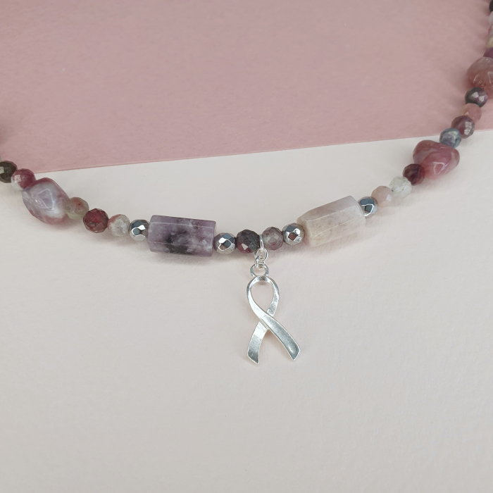Colier Choker Turmalina, argint [2]