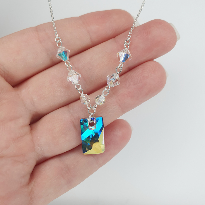 Colier Crystal Shape, argint [3]