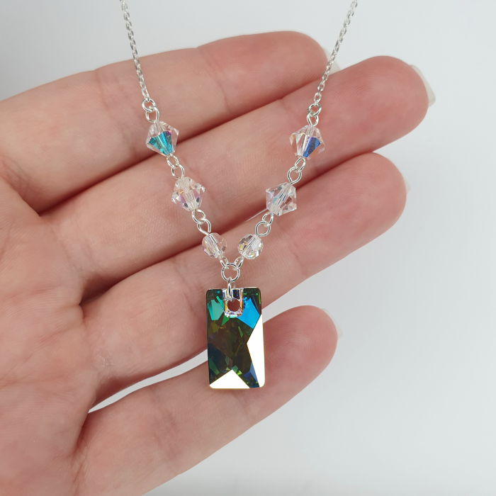 Colier Crystal Shape, argint [5]