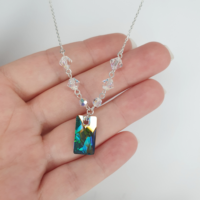 Colier Crystal Shape, argint [6]