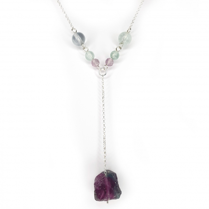 Colier Fluorit Paula, argint [3]