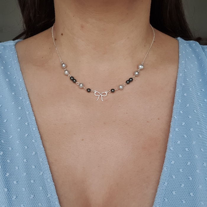 Colier Noelia cu perle de cultura, argint [2]