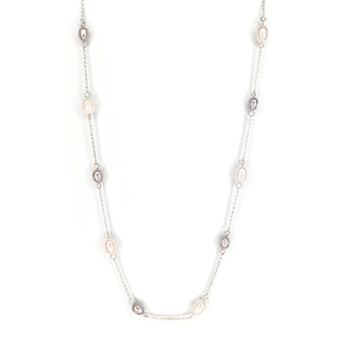 Colier Madalina cu perle de cultura, argint [5]