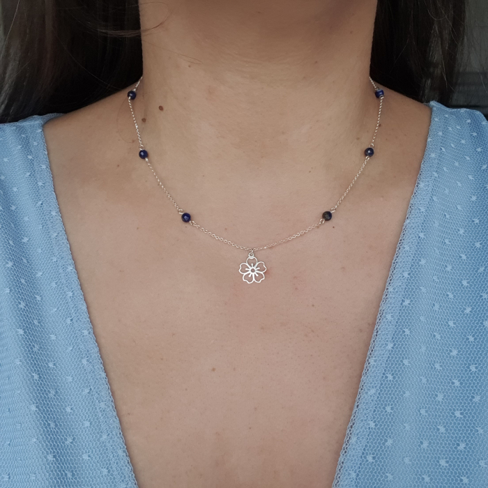 Colier Nu-ma-uita, cu Lapis Lazuli, argint [3]