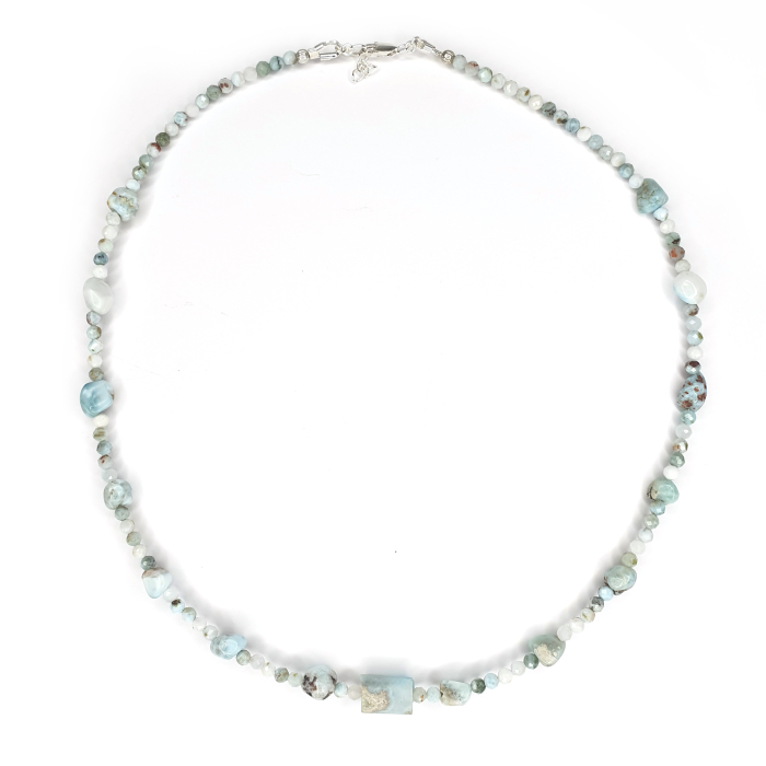 Colier Choker Larimar, argint [1]