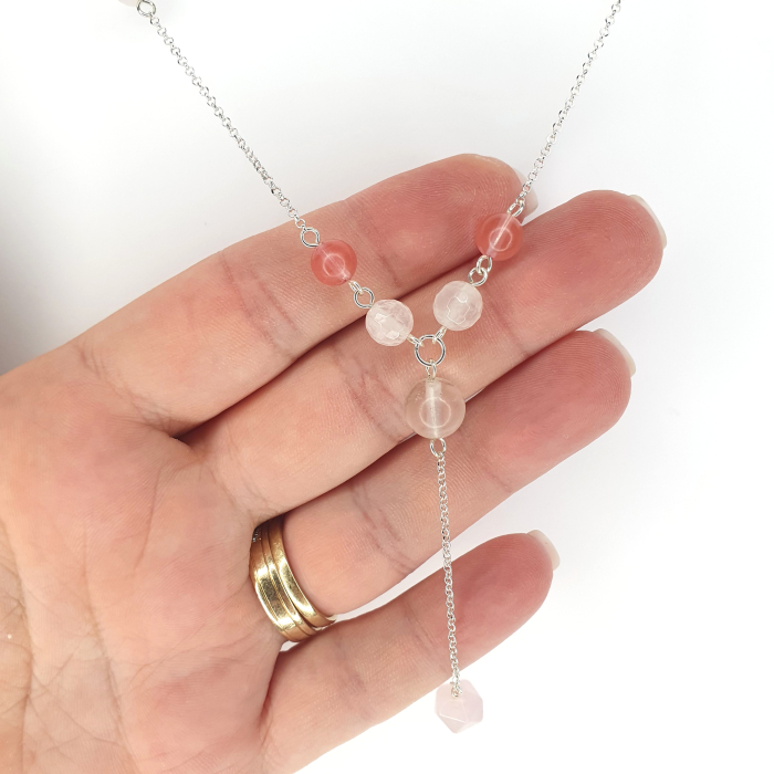 Colier Taisia cu pietre cuart, argint [3]