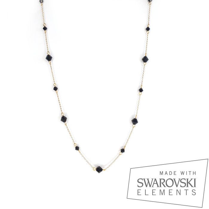 Colier Black Triangle, argint placat cu aur [2]