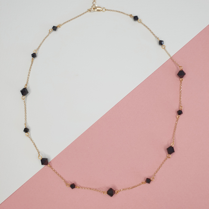 Colier Black Triangle, argint placat cu aur [1]