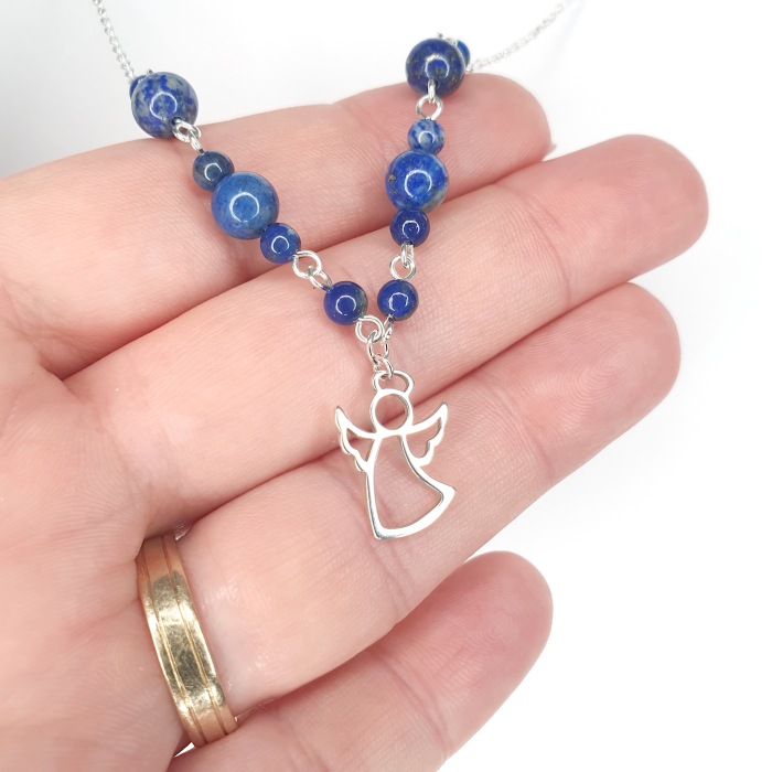 Colier Eirena cu Lapis Lazuli, argint [2]