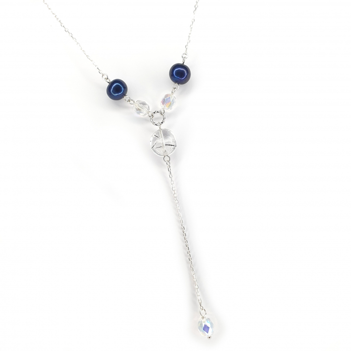 Colier Black Pearls, argint [3]