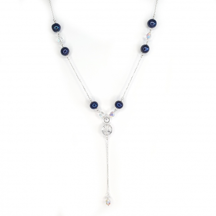 Colier Black Pearls, argint [2]