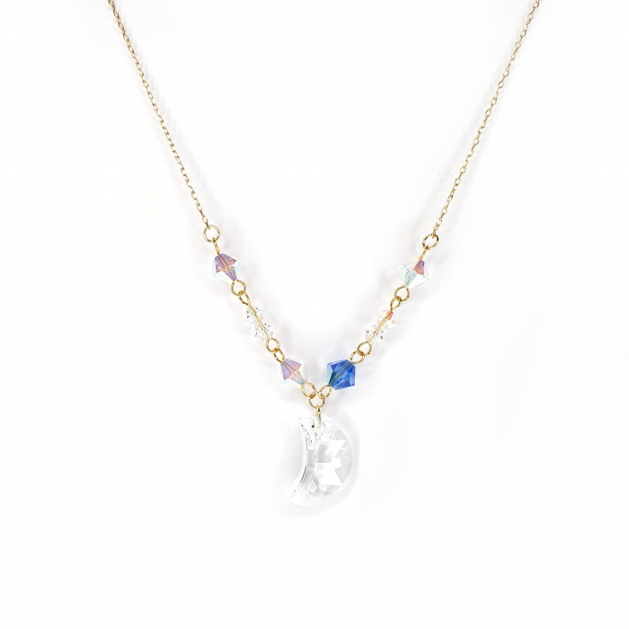 Colier Silver moon, argint placat cu aur [3]