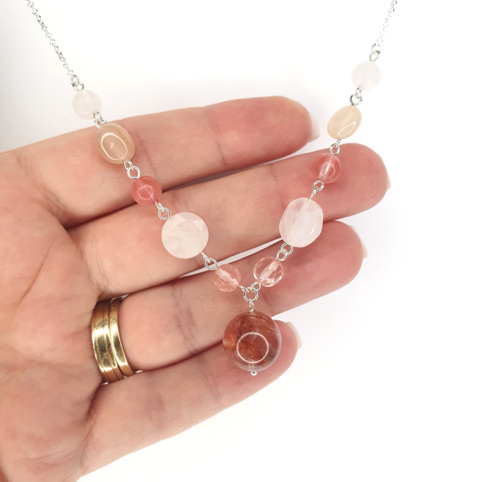 Colier Lorena cu pietre cuart, argint [2]