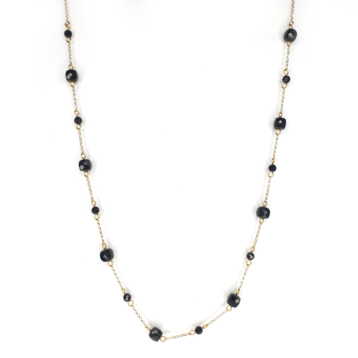 Colier Turmalina Neagra Gabi, argint placat cu aur [1]