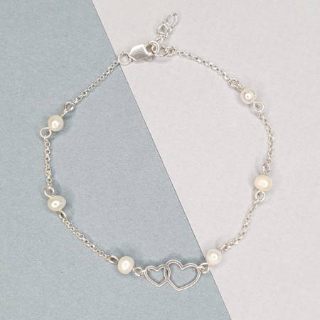 Bratari - Bratara Iuliana cu Perle de cultura, argint