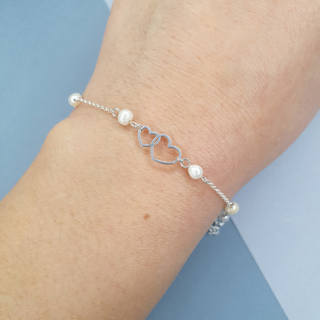 Bratara Iuliana cu Perle de cultura, argint [1]