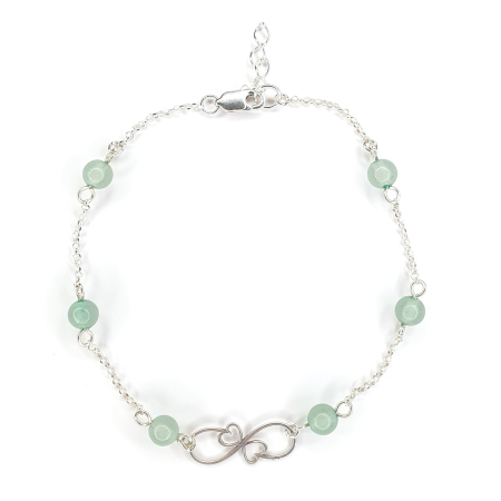 Bijuterii argint - Bratara Beatrice cu Aventurin, argint