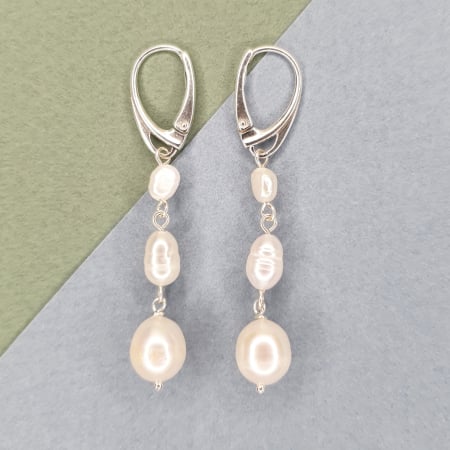 Rac - Cercei Anamaria cu perle de cultura, argint