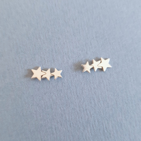 Cercei cu tija Stelute, argint [2]