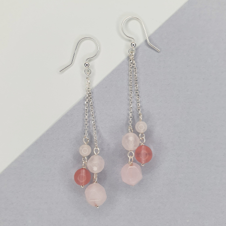 Cercei Taisia cu pietre cuart, argint [1]