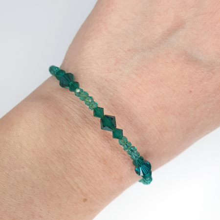 Bratara Candy green, argint placat cu aur [1]