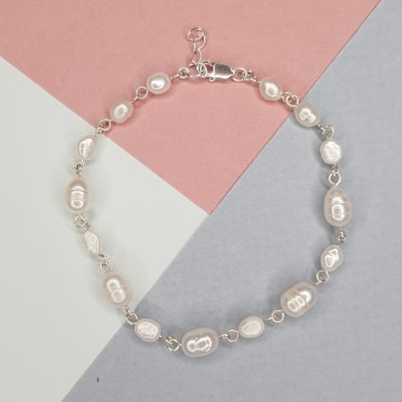 Rac - Bratara Anamaria cu perle de cultura, argint