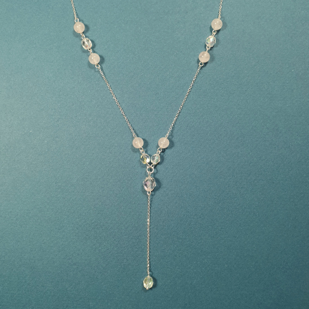 Colier Pink Pearls, argint [2]