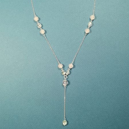 Colier Pink Pearls, argint [4]