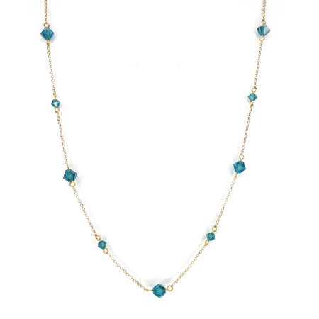 Colier Turquoise Triangle, argint placat cu aur [1]