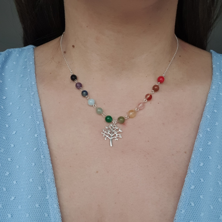 Colier Copacul vietii, colectia Chakre, argint [1]