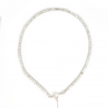 Colier Choker Piatra lunii Calina, argint [1]