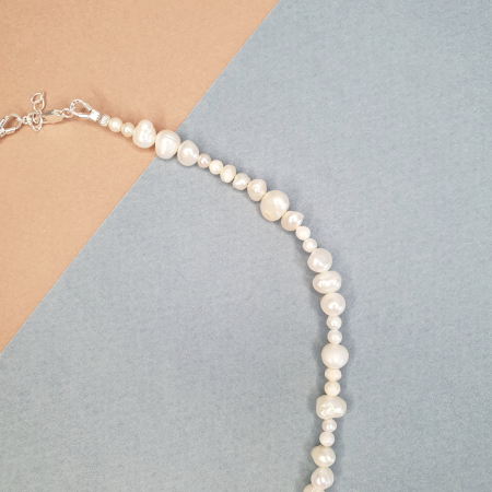 Colier Choker Perle Imperfecte, nr 8, argint [4]