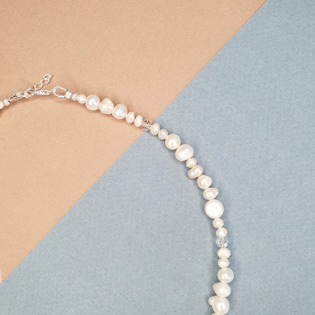 Colier Choker Perle Imperfecte, nr 9, argint [4]